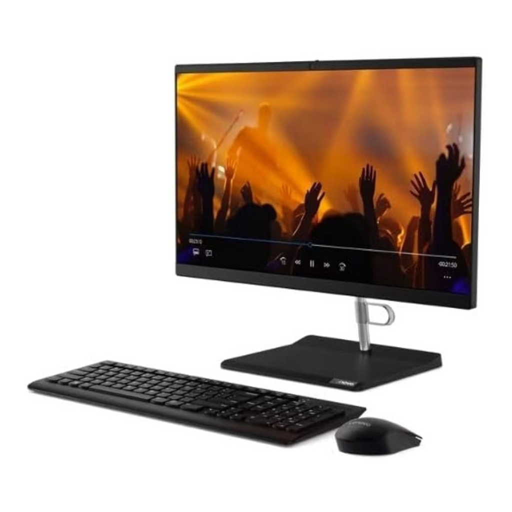 Lenovo V30a-22 All-In-One Desktop, 10th Generation Intel i5-1035G1 Processor, Intel® UHD Graphics, 16GB DDR4-3200 RAM, 512 M.2 SSD, 21.5" FHD Display, DVD-Writer, Windows 11 (Raven Black)