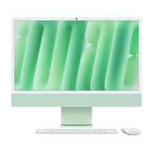 Apple 2024 iMac (24-inch, Apple M4 chip with 8-core CPU and 8‑core GPU, 16GB Unified Memory, 256GB) - Green; Arabic/English