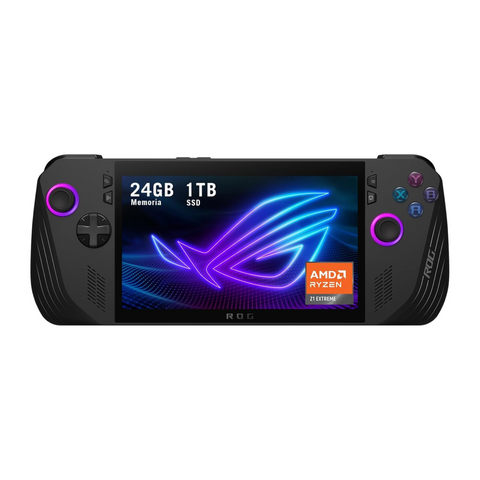 ASUS ROG Ally X 2024/RC72LA-NH007W/AMD Ryzen Z1 Extreme/24GB RAM/1TB SSD/Windows 11/Touchscreen/Black/Includes 3 Months Game Pass Trial