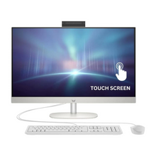 HP 2023 Newest All-in-One 27-inch Touchscreen Desktop, 13th Generation Intel Core i7-1355U processor|16GB DDR4 RAM|1TB M.2 SSD| Intel® Iris® Xᵉ Graphics| Windows 11 Pro - Shell White(UPGRADE)