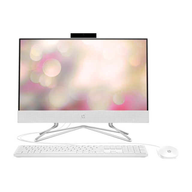 HP 2023 Newest All-in-One 22-inch Desktop, 12th Generation Intel Core i5-1235U processor 8GB DDR4 RAM 512GB NVMe SSD Intel Iris Xᵉ Graphics| 21.5" FHD Display| Windows 11 Pro, Starry White (Upgraded)