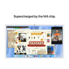 Apple 2024 iMac (24-inch, Apple M4 chip with 10-core CPU and 10-core GPU, 24GB Unified Memory, 512GB) - Blue; Arabic/English