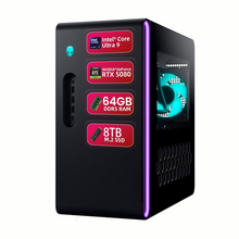 Alienware Aurora [2025] Gaming Desktop, NVIDIA GeForce RTX 5080 GDDR7 - Intel Core Ultra 9 285K (24-Core), w/Accessories, WiFi 7, Wins 11 Pro - Ms Office Pro Lifetime (64GB DDR5 RAM | 8TB SSD)