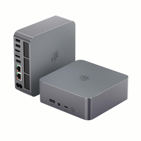 Beelink EQR5 Mini PC, AMD Ryzen 5 5650U (6C/12T, Up to 4.2GHz), 16GB DDR4 RAM, 500GB NVMe PCIe 3.0 SSD, Compact Micro Computer with 4K@60Hz Dual Display Support, Dual HDMI