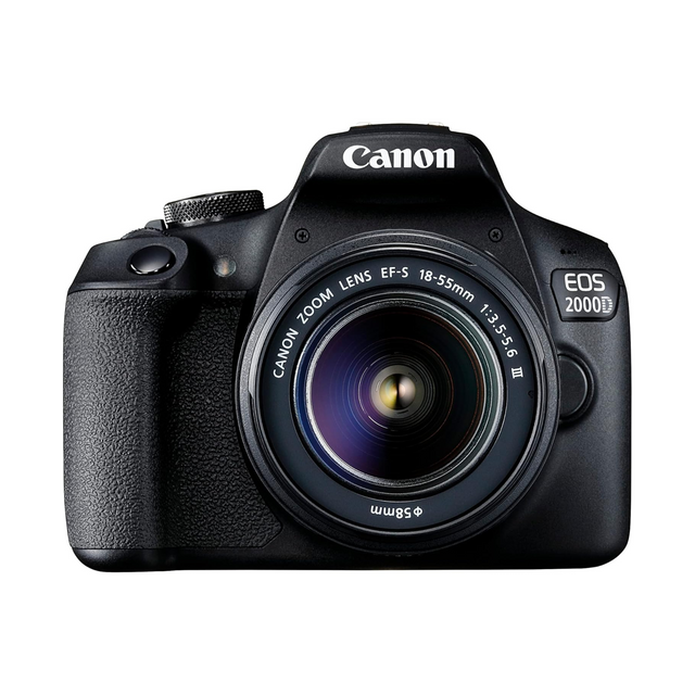Canon EOS 2000D DSLR Camera With 18-55 DC Lens 24.1 MP APS-C Sensor Optical Viewfinder