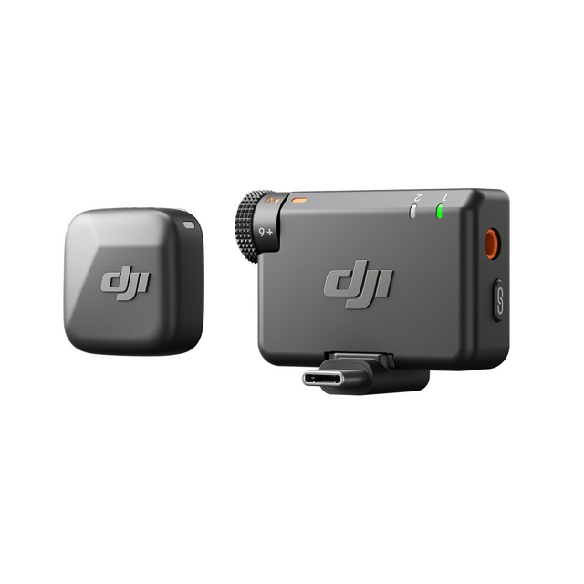 DJI Mic Mini (1TX+1RX), Ultralight, Detail-Rich Audio, Noise Cancelling, Automatic Limiting, Wireless Mic for Camera/iPhone/Android, Vlog, 400m Transmission- UAE Version, DJI Official Warranty Support