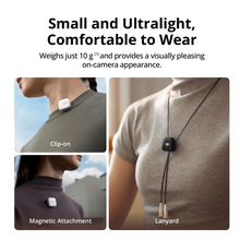 DJI Mic Mini (1TX+1RX), Ultralight, Detail-Rich Audio, Noise Cancelling, Automatic Limiting, Wireless Mic for Camera/iPhone/Android, Vlog, 400m Transmission- UAE Version, DJI Official Warranty Support