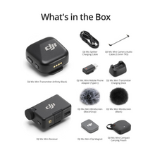 DJI Mic Mini (1TX+1RX), Ultralight, Detail-Rich Audio, Noise Cancelling, Automatic Limiting, Wireless Mic for Camera/iPhone/Android, Vlog, 400m Transmission- UAE Version, DJI Official Warranty Support
