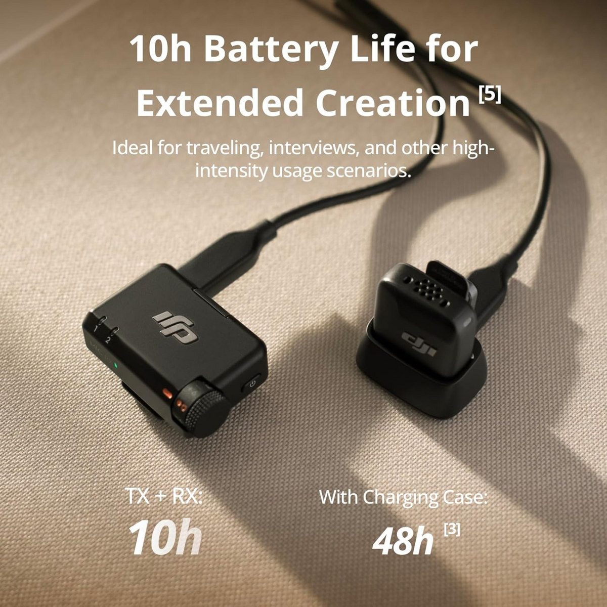 DJI Mic Mini (1TX+1RX), Ultralight, Detail-Rich Audio, Noise Cancelling - image 7