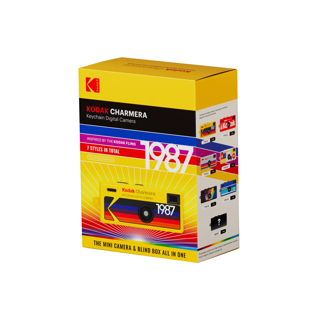 KODAK CHARMERA Keychain Digital Camera Blind Box Collection (1987) - Single Box