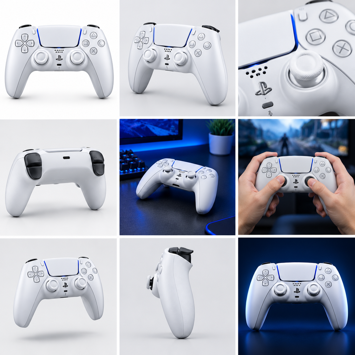 DualSense Wireless Controller for PS5 - Chroma Pearl (Pre-Owned - Like New Condition, Fully Tested)