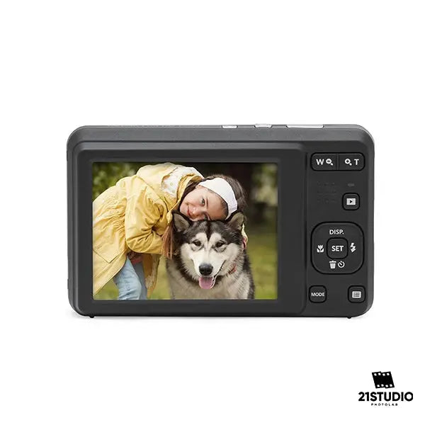 Kodak PIXPRO FZ55 Digital Camera, 2.7" LCD, 16.35 MP Sensor, 5x Optical Zoom, 1080p Full HD Video, 28mm Wide Angle Lens, Face, Smile, Blink & Pet Detection, Digital Image Stabilization, Red | FZ55 RD