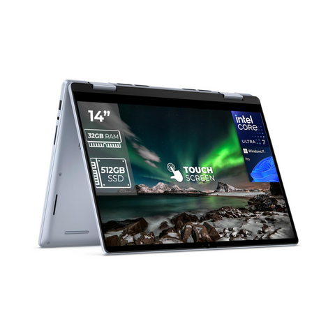 Dell Inspiron 14-7440 2-IN-1 Laptop, Intel Core Ultra 7-150U, 32GB RAM, 512GB SSD, 14