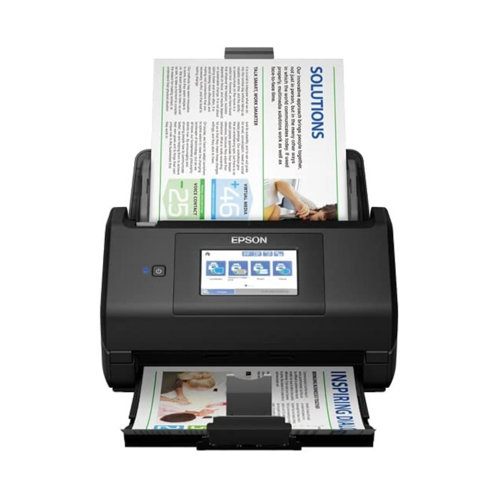 Epson workforce es-580w wireless, auto-sheet feed scanner wifi connected