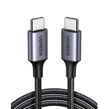 UGREEN USB C Cable 1M, 60W Nylon-Braided Cord Type C Cable Fasting Charging Compatible for iPhone 16 Pro Max, iPad/Air, MacBook Pro/Air, Galaxy S25 Ultra/24 S23, Huawei P70, Xiaomi