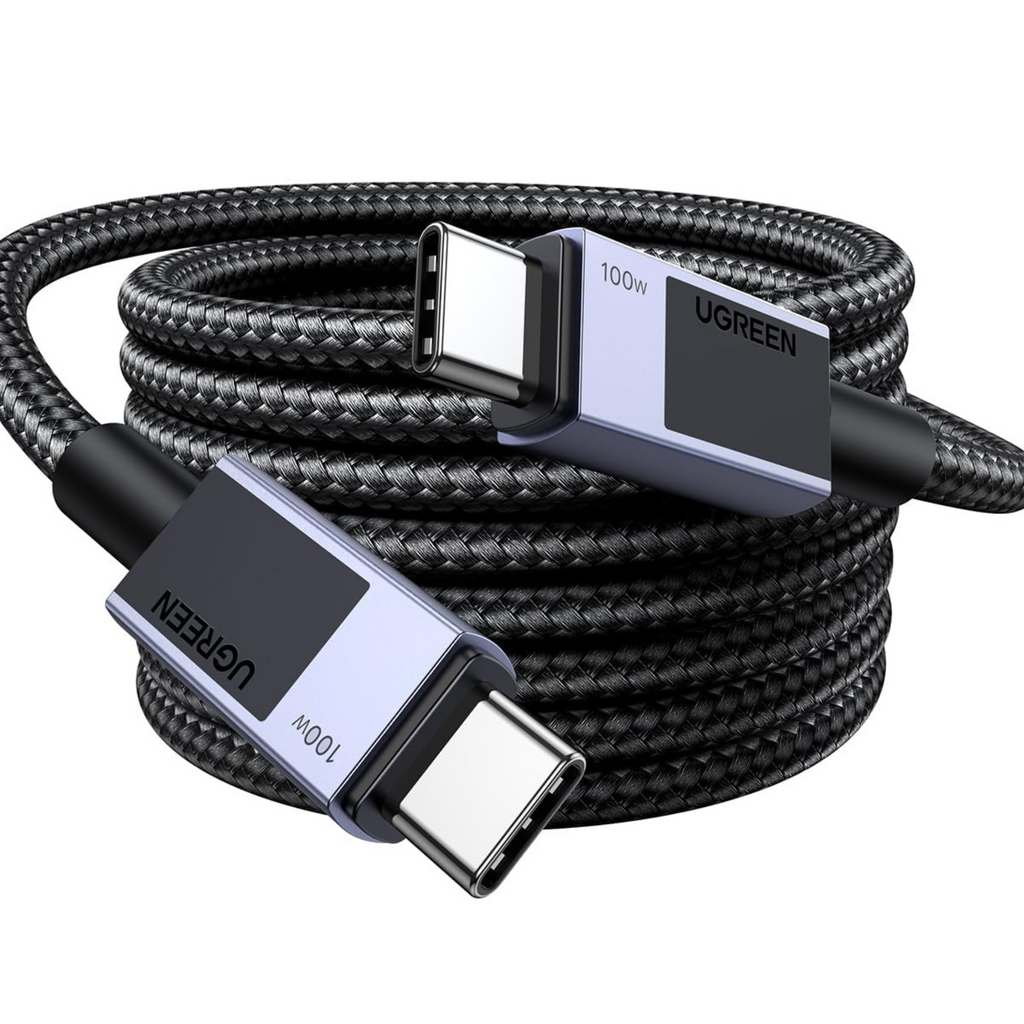 UGREEN 100W USB C Cable 1M, PD 3.0 Fast Charging Type C Cable, 480Mbps data transfer for MacBook Pro M3, iPad Pro 2022/Air 5, HP EliteBook, iPhone 16 Pro, Galaxy S25 Ultra/24/23