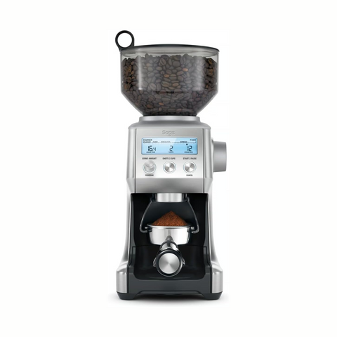 Sage - The Smart Grinder Pro - Conical Burr Coffee Grinder - with 60 grind settings, Programmable, Automatic, Brushed Stainless Steel - UAE Version, 2 Year Manufacturer Warranty