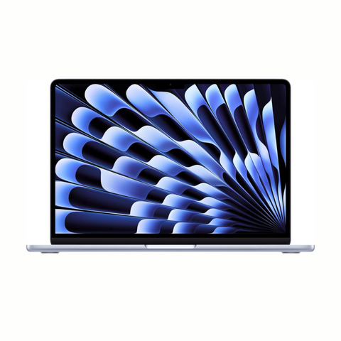 Apple 2025 MacBook Air (13-inch, Apple M4 chip with 10-core CPU and 8-core GPU, 16GB Unified Memory, 256GB) - Sky Blue;English