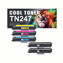 Cool Toner Compatible TN-243CMYK TN247 Toner for Brother MFC L3750CDW DCP-L3550CDW Toner MFC-L3750CDW MFC-L3770CDW MFC-L3710CW MFC-L3730CDN HL-L3230CDW HL-L3210CW TN243CMY K TN-24 7 TN-243 Pack of 5
