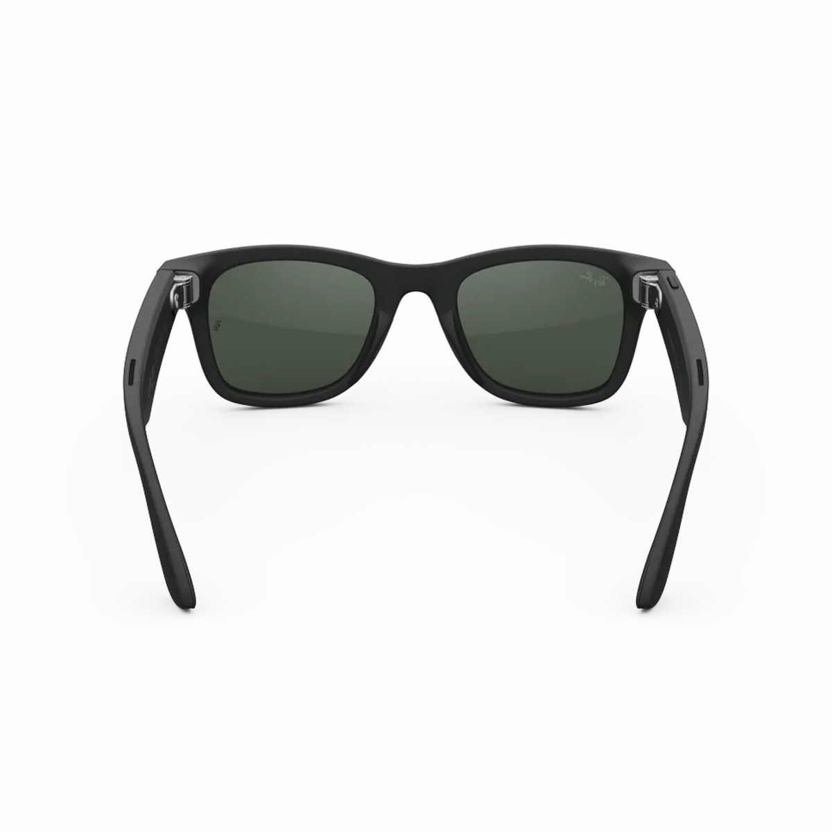 Meta Ray-Ban Wayfarer Matte Black Clear/Graphite Green Transitions RW4006 Size 50-22
