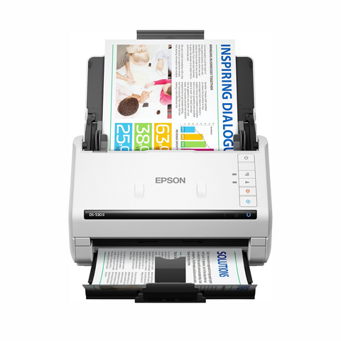 Epson DS-530 II Color Duplex Document Scanner for PC and Mac with Sheet-fed, Auto Document Feeder (ADF)