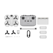 Dji Neo Fly More Combo, Drone With 4K UHD Camera For Adults And Kids, 135g Follow Me Drone With Palm Takeoff, AI Subject Tracking, QuickShots, Stabilized Video, With RC-N3 & 3 Batteries For 60 Flights
