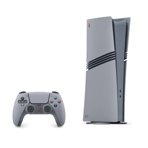 Sony PlayStation 5 Pro 30th Anniversary Limited Edition Console, Digital Edition, Support 8K Output, 8x Zen 2 Cores at 3.85GHz CPU, Custom RNDA 3 (TBC), 16GB RAM, Custom 2TB SSD, Gray | PS5-Pro-30th