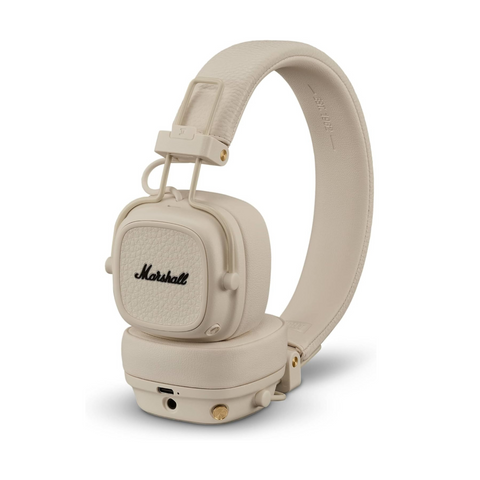 Marshall Major V Wireless Bluetooth Headphones - Cream