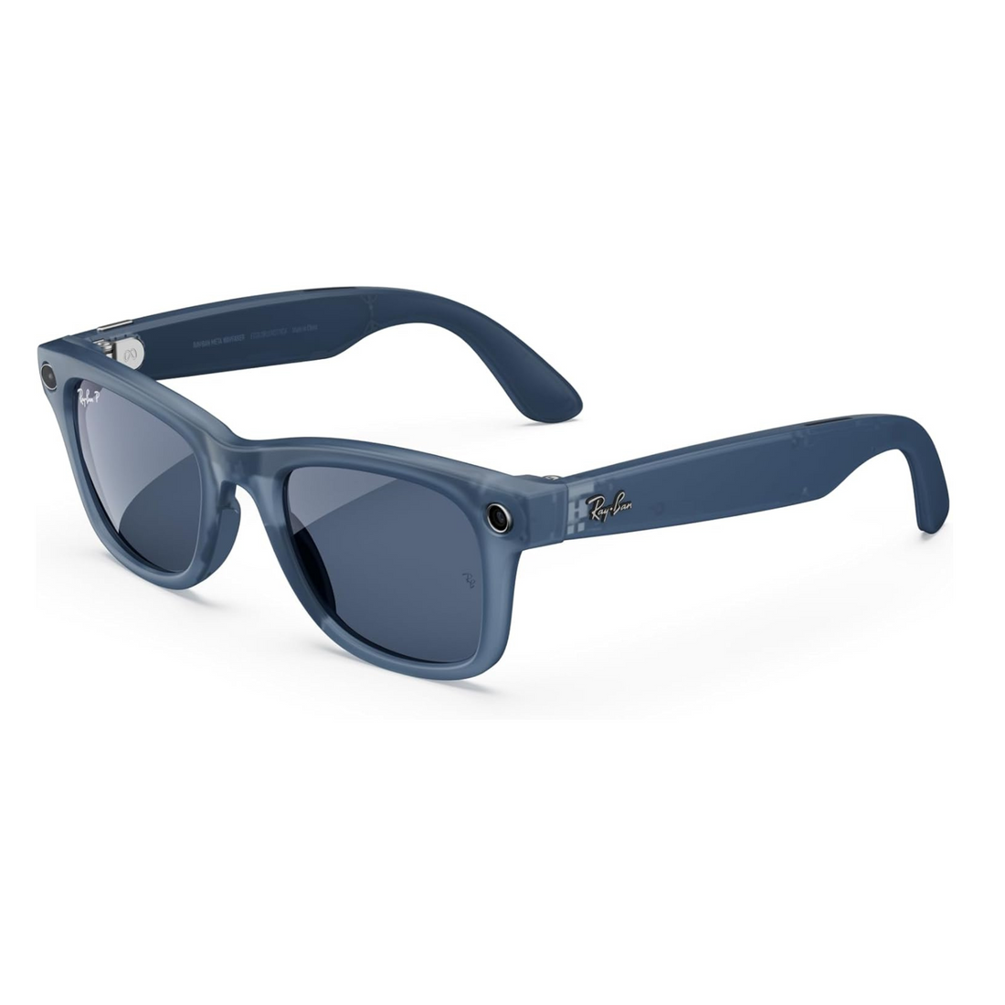 Meta Ray-Ban Wayfarer 50/22/150 Matte Jeans Polar Dusty Blue