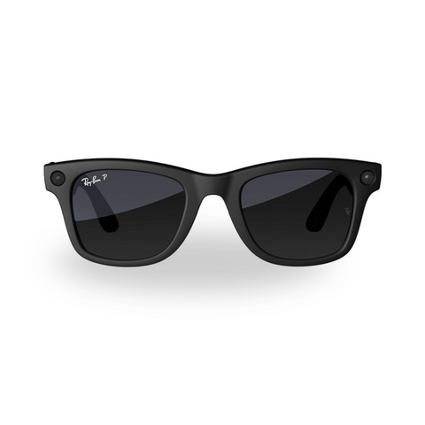 Meta Ray-Ban - Wayfarer (Standard) Smart Glasses - Matte Black, Polarized Gradient Graphite RW4006