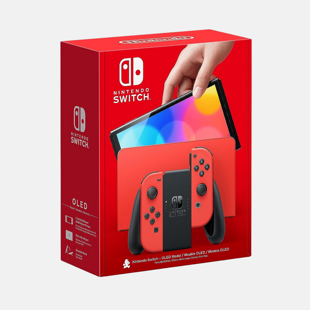 Nintendo Switch OLED Mario Red Edition Gaming Console