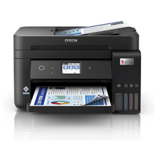 Epson Ecotank L6290 Office Ink Tank Printer A4 Colour 4 In 1 With Adf, Wi Fi And Smart Panel Connectivity Lcd Screen, Black, Compact