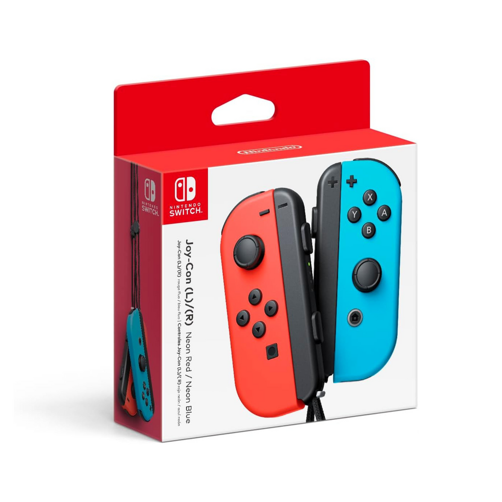 Nintendo Switch Left and Right Joy-Cons - Neon Red and Neon Blue