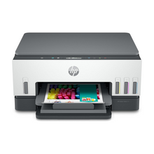 HP Smart Tank 670 All-in-One Printer, Print, Scan, Copy, Wireless, Scan to PDF, Up to 18,000 black or 8,000 color pages - White/Grey [6UU48A]