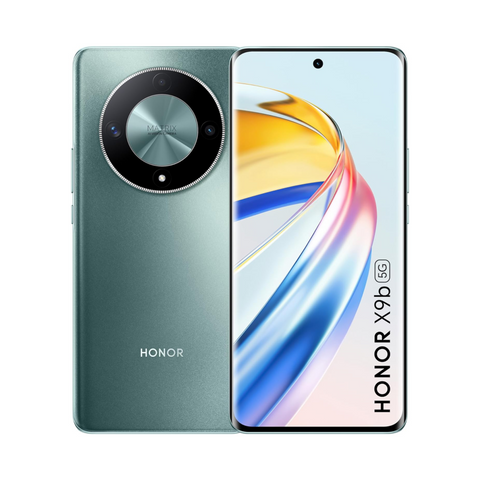 HONOR X9b 5G Emerald Green, 12GB RAM + 256GB ROM, Dual Sim, 120Hz Curved AMOLED Display, 5800 mAh Battery, 108MP Triple Camera, 4nm Snapdragon 6 Gen 1 Chipset, Android 13