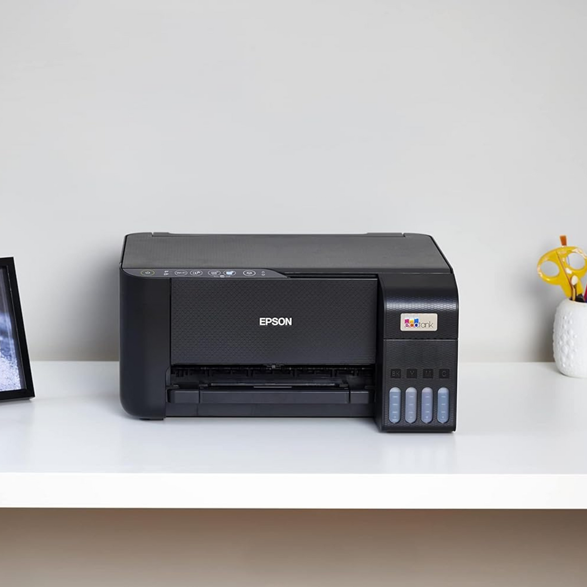 Epson Ecotank L3251 Home Ink Tank Printer, A4 Color 3-in-1 Printer with Wi-Fi Direct, 5760 x 1440 DPI Resolution, 10 Pages/min Print Speed, USB/WiFi, 100 Sheets Paper Tray Capacity, Black