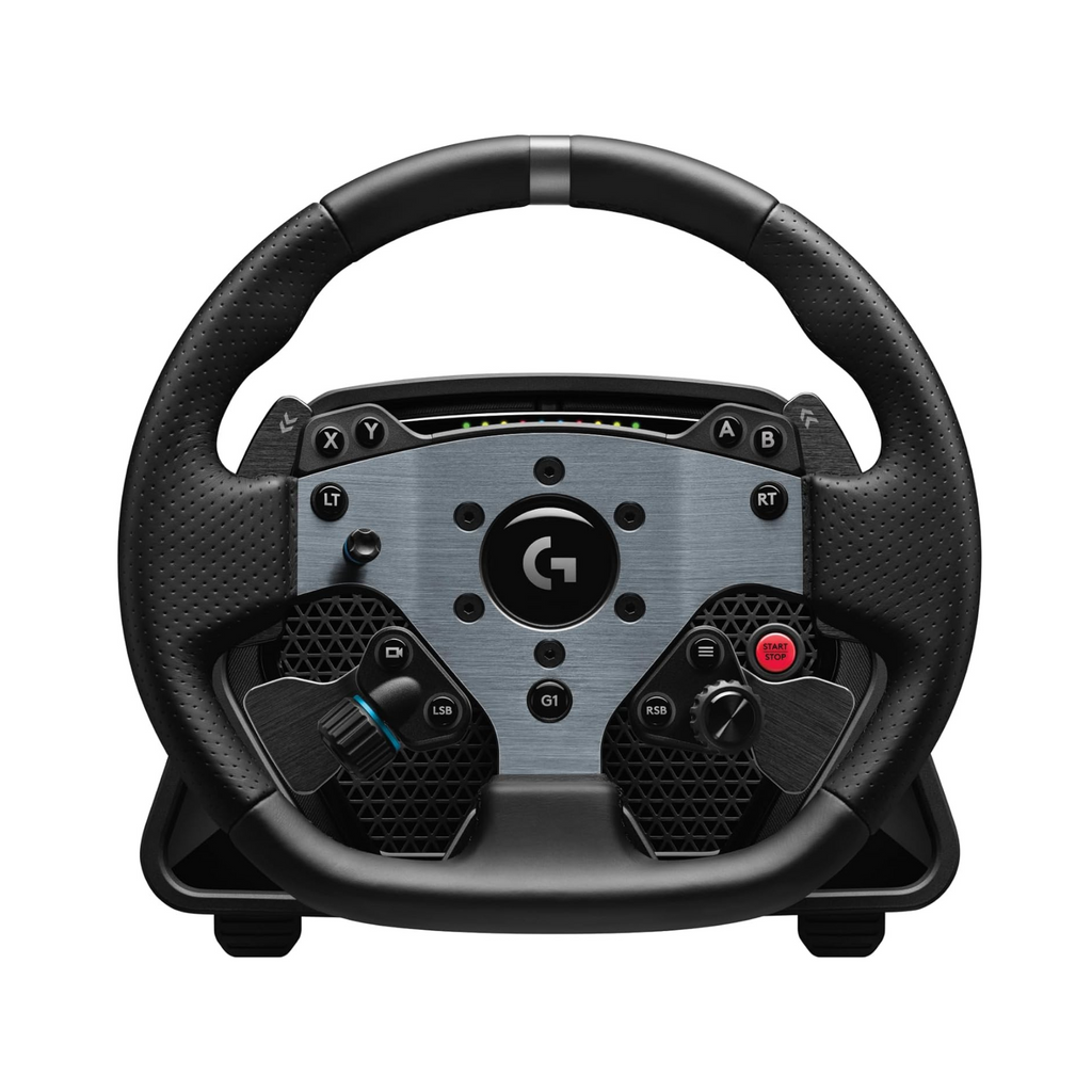 Logitech G PRO Racing Wheel for PC, Direct Drive 11 Nm Force, TRUEFORCE Force Feedback,  OLED Display, Quick Release, PRO Button Layout, Black