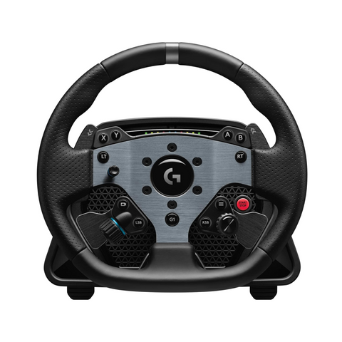 Logitech G PRO Racing Wheel for PC, Direct Drive 11 Nm Force, TRUEFORCE Force Feedback,  OLED Display, Quick Release, PRO Button Layout, Black