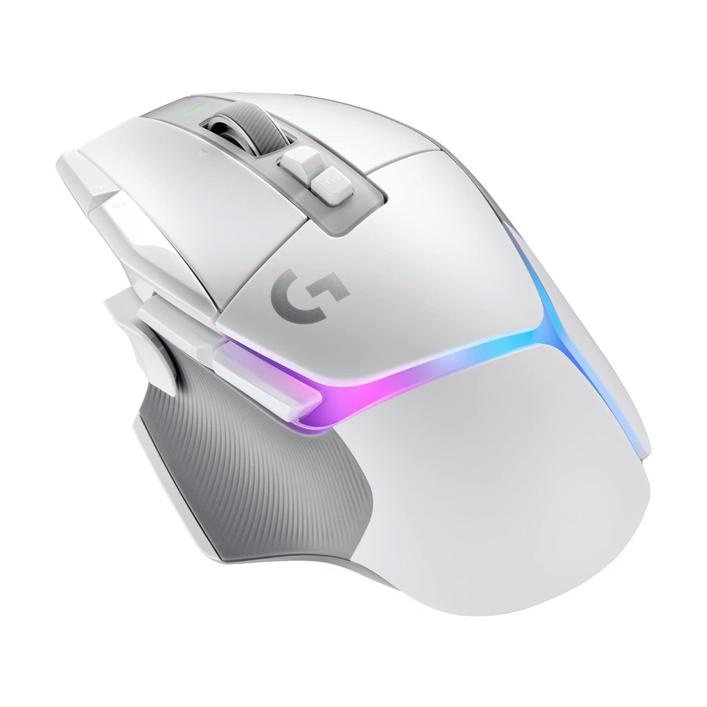 Logitech G502 X PLUS LIGHTSPEED Wireless RGB Gaming Mouse - , HERO 25K sensor, compatible PC macOS/Windows White