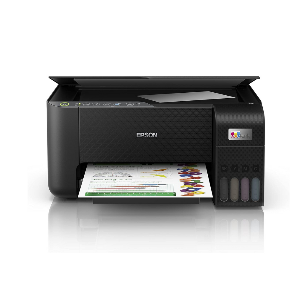 EPSON EcoTank L3250 A4 Color 3-in-1 Printer, With Wi-fi Direct, 5760 x 1440 DPI Resolution, 33ppm Print Speed, 30 Sheets Output Tray, 100 Sheets Paper Tray, Black
