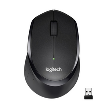 Logitech M330 Silent Plus Wireless Mouse, 2-Year Battery Life, Compatible With Pc, Mac, Laptop, Chromebook - Black
