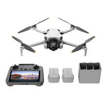 DJI Mini 4 Pro Fly More Combo Plus (RC 2), Folding Mini-Drone 4K HDR Camera, 2 Extra Intelligent Batteries Plus For 45-Min Flight Time