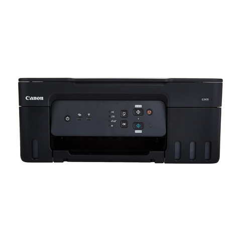 Canon PIXMA G3430 Wireless Colour 3-in-1 Refillable MegaTank Printer, Black