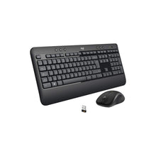 Logitech MK540 Advanced Wireless Keyboard and Mouse Combo for Windows, 2.4 GHz Unifying USB-Receiver, Multimedia Hotkeys, 3-Year Battery Life, for PC, Laptop, Arabic Layout - Black