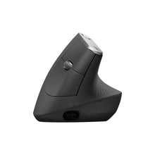 Logitech MX Vertical Ergonomic Wireless Mouse, Multi-Device, Bluetooth or 2.4GHz Wireless with USB Unifying Receiver, 4000 DPI Optical Tracking, 4 Buttons, Fast Charging, Laptop/PC/Mac/iPad OS- Black