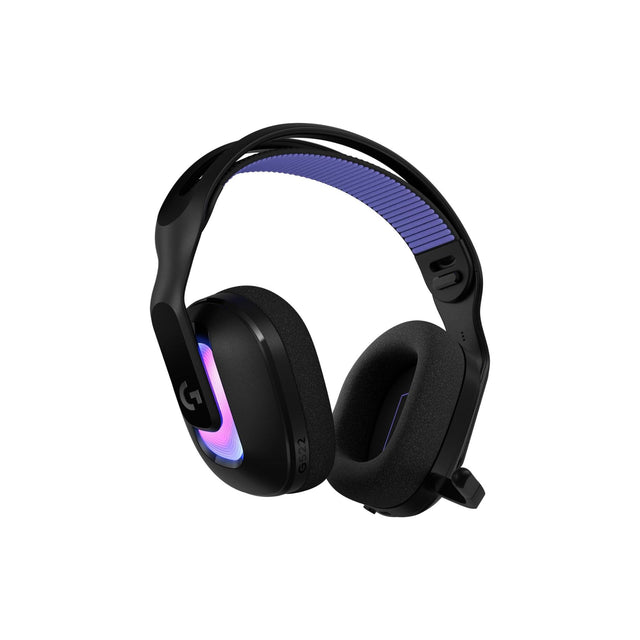 Logitech G522 LIGHTSPEED Wireless Gaming Headset, LIGHTSYNC RGB, Full Bandwidth Mic & Advanced Synchronized Audio, Tri-Connectivity with LIGHTSPEED, Bluetooth, USB-A to USB-C for PC - Black