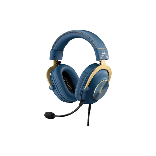 Logitech G PRO X Gaming Headset - Blue VO!CE, Detachable Microphone, Comfortable Memory Foam Ear Pads, DTS Headphone 7.1 and 50 mm PRO G Drivers, Official League of Legends Edition