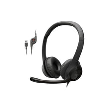 Logitech H390 Wired Headset, Stereo Headphones with Noise Cancelling Microphone, USB, In Line Controls, PC/Mac/Laptop BLACK 981-000014, ClearChat, 1 Pack