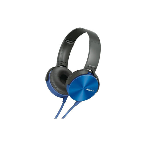 Sony MDR-XB450 Xtra Bass Overhead Headphones - Blue
