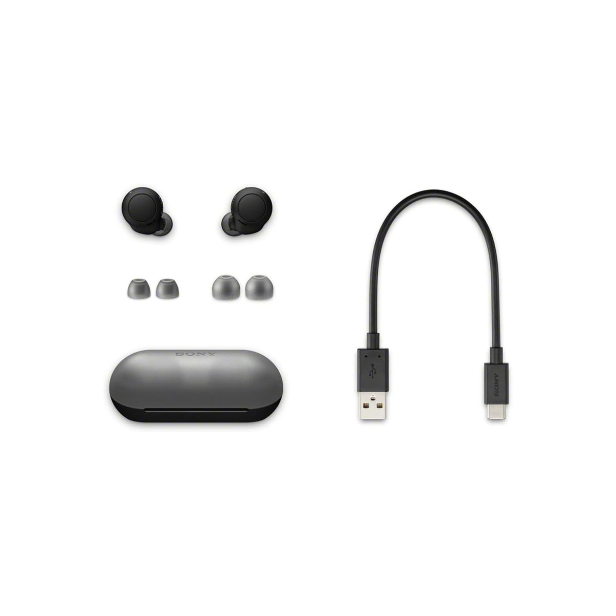 Sony WF-C500 Truly Wireless In-Ear Bluetooth Earbud Headphones with Mic and IPX4 water resistance, Black